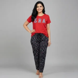 Cotton Pyjama Set tshirt & full pant