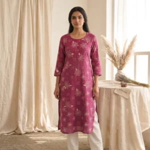 Avaasa Rayon Side Cut Kurti - S-XXL sizes