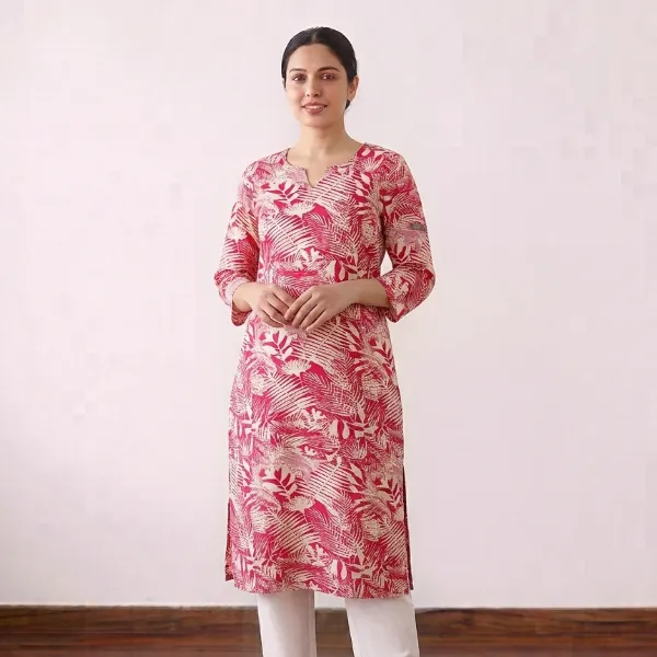 Avaasa Rayon Side Cut Kurti - S-XXL sizes