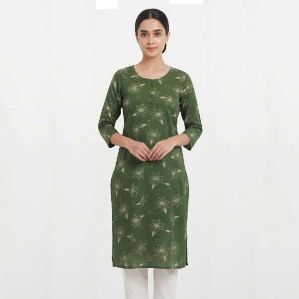 Avaasa Rayon Side Cut Kurti - S-XXL sizes
