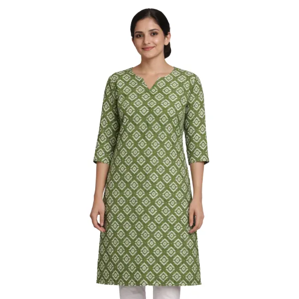 Avaasa Rayon Side Cut Kurti - S-XXL sizes